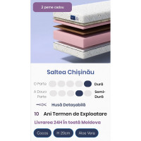 Saltea Chișinău, 160x190, înălțimea 20 cm