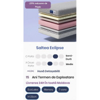 Saltea Eclipse, 160x190, înălțimea 23 cm