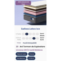 Saltea Latex Ice, 180x190, înălțimea 25 cm